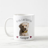 My Dog Is My Valentine – Personalized Pet  Koffiemok (Links)