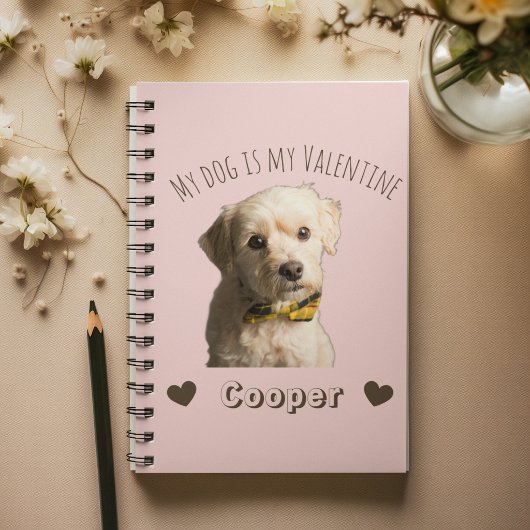 My Dog Is My Valentine – Personalized Pet Notitieboek