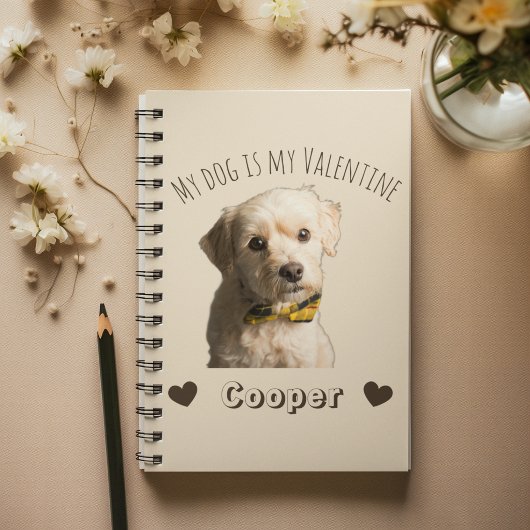 My Dog Is My Valentine – Personalized Pet Notitieboek