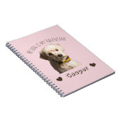My Dog Is My Valentine – Personalized Pet Notitieboek (Rechterzijde)