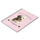 My Dog Is My Valentine – Personalized Pet Notitieboek (Linkerzijde)