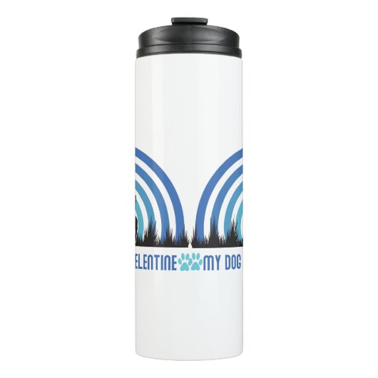 My Dog Is My Valentine Thermosbeker (Voorkant)