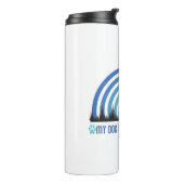 My Dog Is My Valentine Thermosbeker (Gedraaid links)