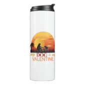 My Dog Is My Valentine Thermosbeker (Gedraaid links)