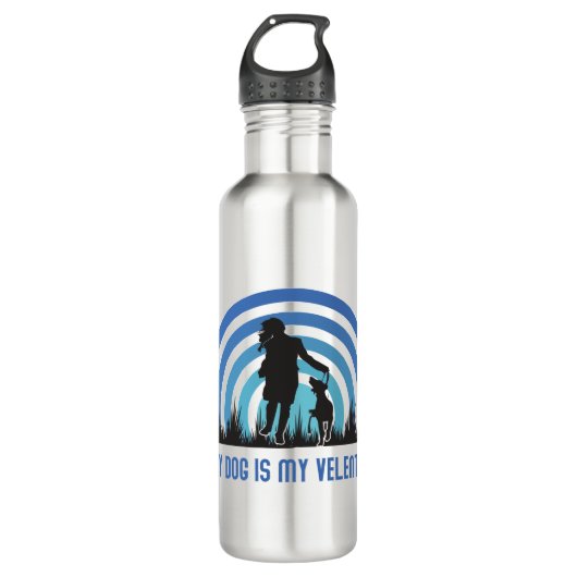 My Dog Is My Valentine Waterfles (Voorkant)