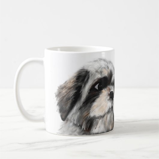 My Dog Lhasa Apso Koffiemok (Links)