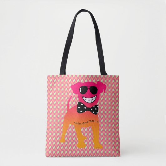 My Dog Novelty Shopping Canvas tas (Voorkant)