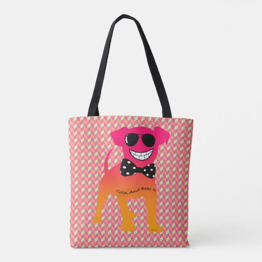 My Dog Novelty Shopping Canvas tas (Achterkant)