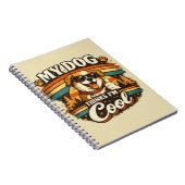 My Dog Thinks I'm Cool Retro Dog Art Notitieboek (Rechterzijde)