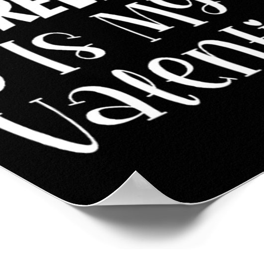 My Drever Is My Valentine Cute Valentines Day  Poster (Hoek)