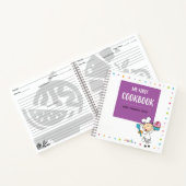 "MY EERSTE COOKBOOK" - Speciaal Kinder Recipieboek Notitieboek (Binnen)