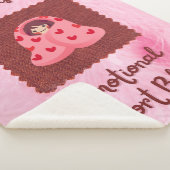 My Emotional Support Blanket with Cozy Girl Sherpa Deken (3/4)