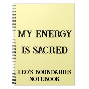 My Energy is Sacred Custom healing journal noteboo Notitieboek