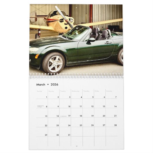 My Ercoupe Calendar 2026 Kalender (Mar 2026)