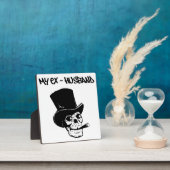 "MY EX-HUSBAND" SKULLHEAD FOTOPLAAT (Insitu)