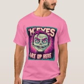My Eyes Are Up Here 80s T-shirt (Voorkant)