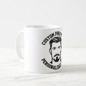 My Face on a Custom Mug Koffiemok (Voorkant links)