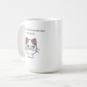 My Face When Someone Tells Me 'Be Nice' Koffiemok (Voorkant links)