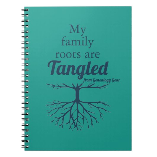 My Family Roots are Tangled Notitieboek (Voorkant)