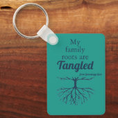My Family Roots are Tangled Sleutelhanger (Voorkant)
