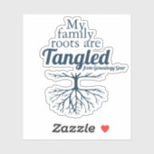 My Family Roots are Tangled Sticker (Vel)