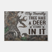 My Family Tree Has A Deer Stand In It Deurmat (Voorkant)