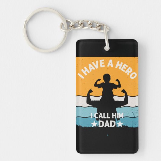 MY FATHER IS A HERO SLEUTELHANGER (Voorkant)