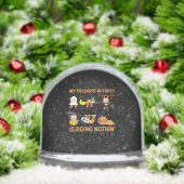 My Favorite Activity Is Doing Nothin' Retro Sloth  Sneeuwbol (Kerstmis)