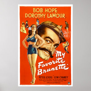 "My Favorite Brunette" — Movie Poster