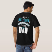 My Favorite Cheerleader Calls Me Dad Cheer T-shirt (Achterkant volledig)