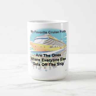 My Favorite Cruise Ports Coffee Mug Koffiemok