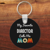My Favorite Director Calls Me Mom Funny Movie & Sleutelhanger (Voorkant)