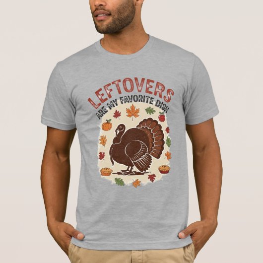 My Favorite Dish – Vintage Thanksgiving T-Shirt  (Voorkant)