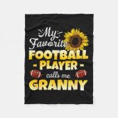 My Favorite Football Player Calls Me Granny  Fleece Deken (Voorkant)