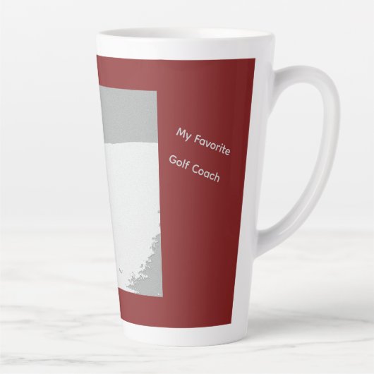 My Favorite Golf Coach Latte Mok (Rechts)