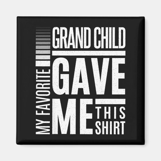 My Favorite Granhild Gave Me This Men Fathers Day  Magneet (Voorkant)