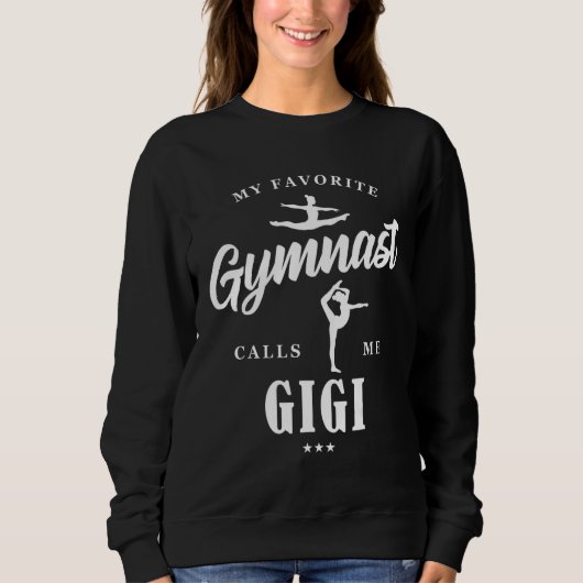 My Favorite Gymnast Calls Me Gigi B-Day Family Par Trui (Voorkant)