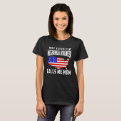 My Favorite Mechanical Engineer Calls Me Mom USA F T-shirt (Voorkant volledig)
