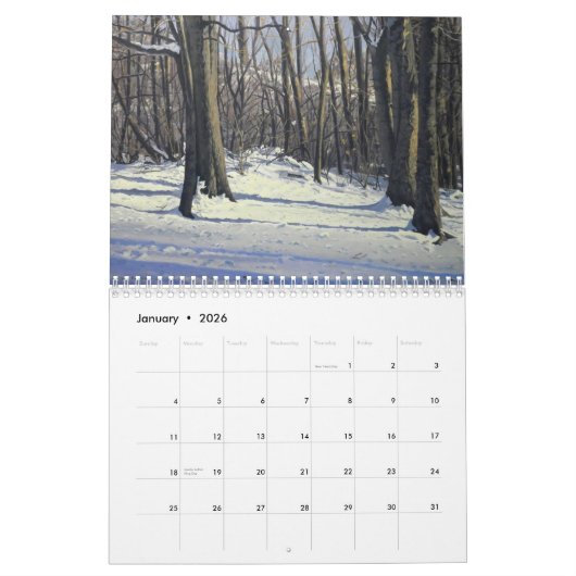My Favorite Paintings – 2026 Calendar Kalender (Jan 2026)