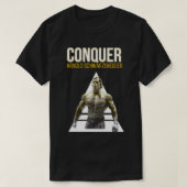 My Favorite People Arnold Schwarzenegger Conquer T-shirt (Design voorkant)