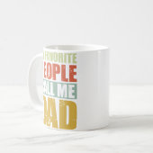 My Favorite People Call Me Dad Koffiemok (Voorkant links)