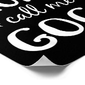 My Favorite People Call Me Gogo Funny Grandma Birt Poster (Hoek)