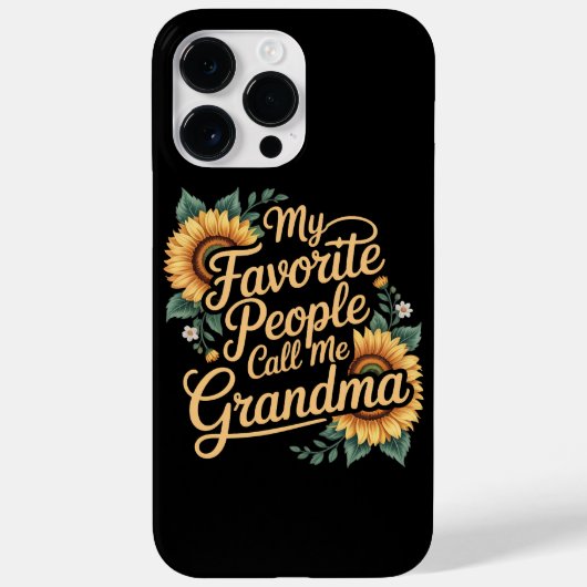My Favorite People Call Me Grandma Mother's Day Case-Mate iPhone Case (Achterkant)