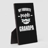 My Favorite People Call Me Grandpa Grandfather Fotoplaat (Zijkant)