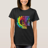 My Favorite People Call Me Nana Grandma Sunflower T-shirt (Voorkant)