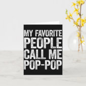 My Favorite People Call Me P-p Shirt Men Fathers D Kaart (Gele Bloem)