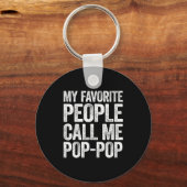 My Favorite People Call Me P-p Shirt Men Fathers D Sleutelhanger (Voorkant)