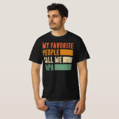 My Favorite People Call Me Papa T-shirt (Voorkant volledig)