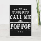 My Favorite People Call Me Pop Pop  Kaart (Voorkant)