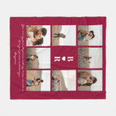 My Favorite Person Script Valentine's Day 8-Photo Fleece Deken (Voorkant (Horizontaal))